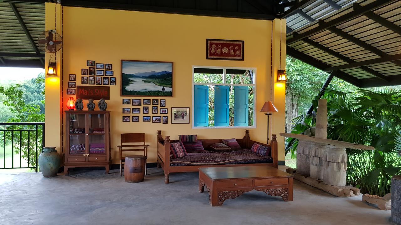 Baan Sakuna Hotel Chiang Khong Esterno foto